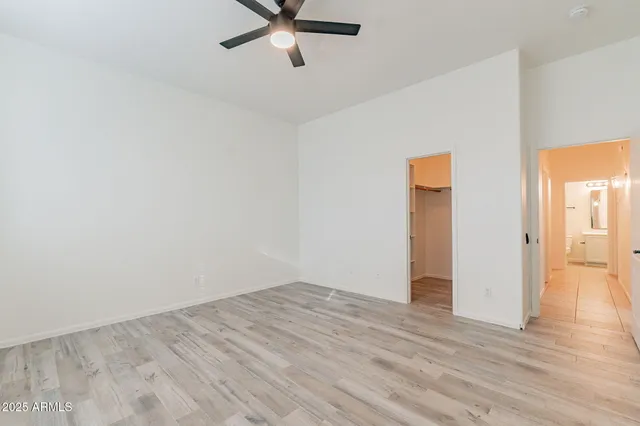 wooden floor in an empty room
