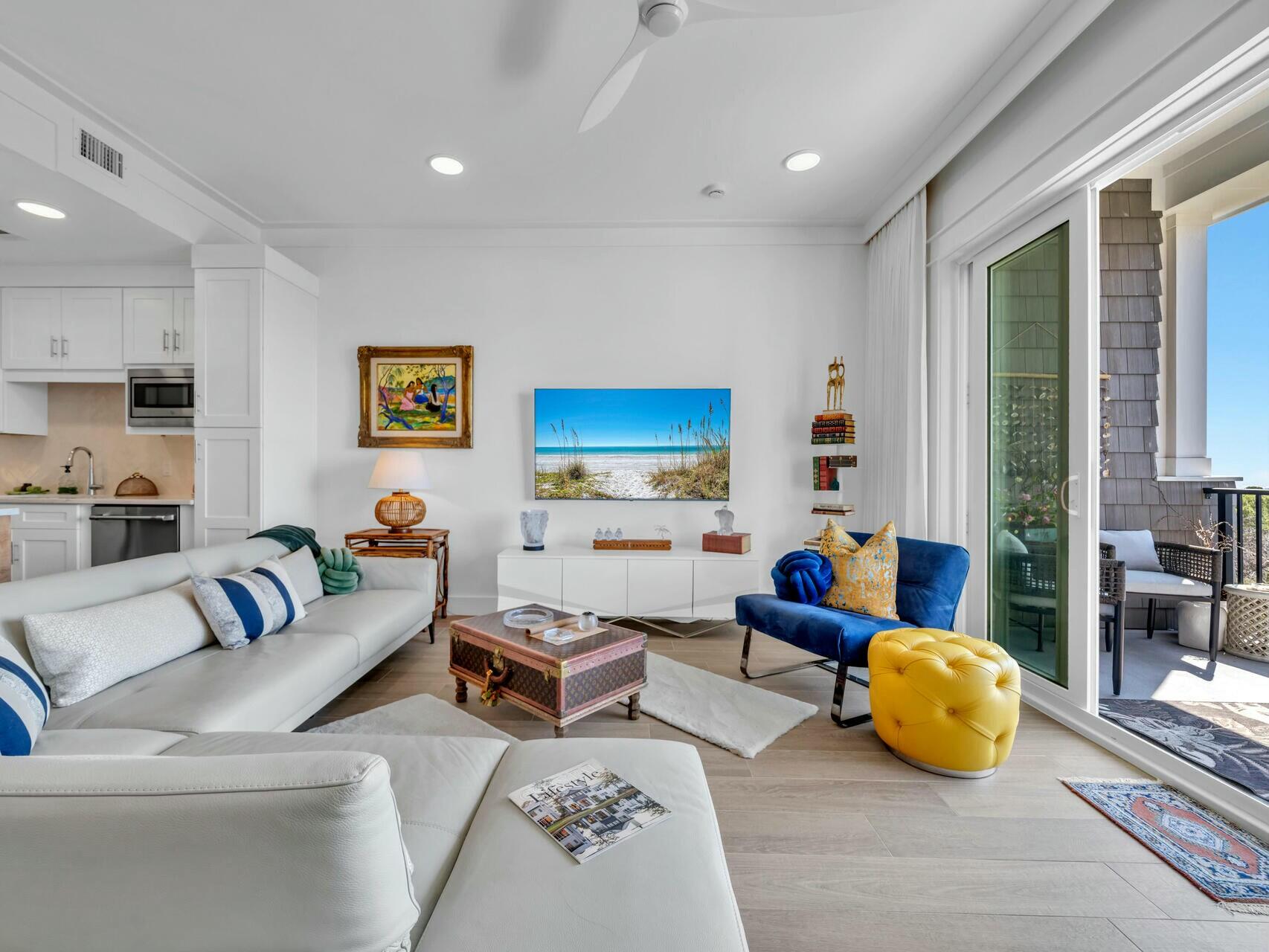 206 Henderson Resort Way, Unit 5202 Destin, FL 32541 - Photo 5 of 55 a living room with furniture and a couch