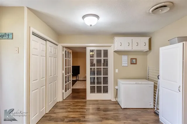 a view of a storage & utility room