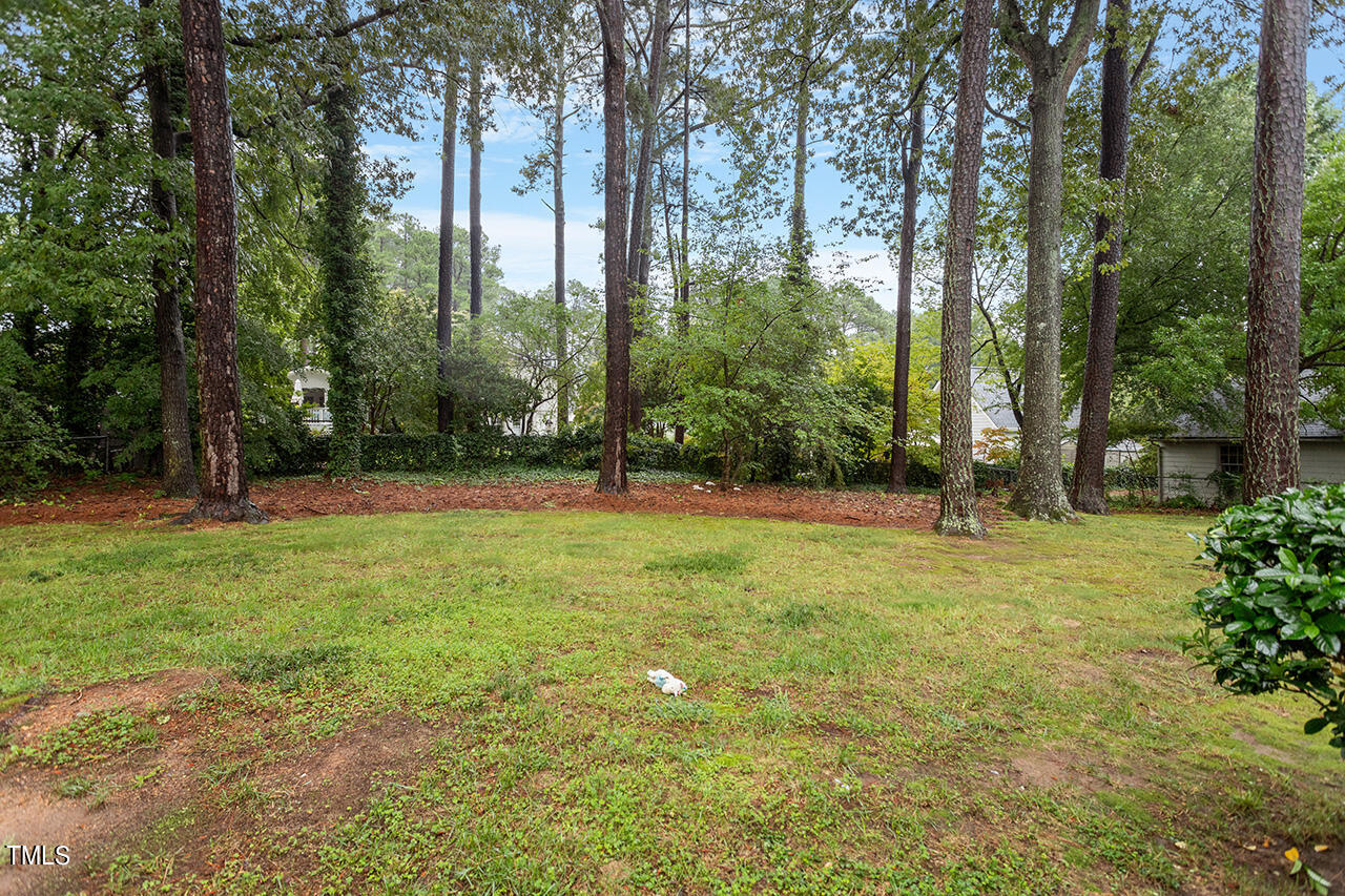 4918 Quail Hollow Drive Raleigh, NC 27609 - Photo 33 of 36 a view of outdoor space with deck and trees