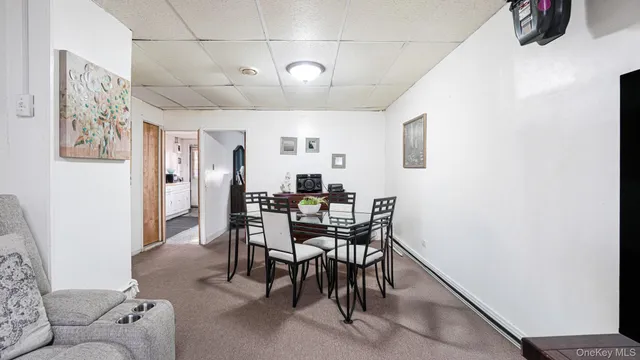 a view of a livingroom and dining room