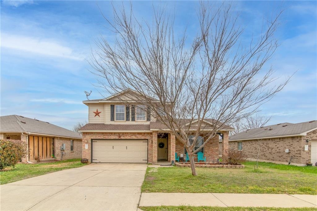 508 Emma Rose Trail Leander, TX 78641 - Photo 1 of 40 A classic brick exterior offers enduring appeal, complemented by a welcoming front entrance.