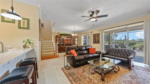 an aerial view of a house with a lake view