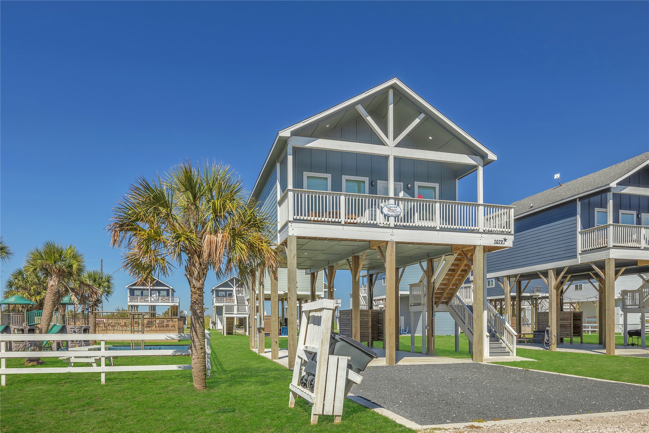 1079 Cedar Lane Port Bolivar, TX 77650 - Photo 13 of 39 a front view of a house with a yard