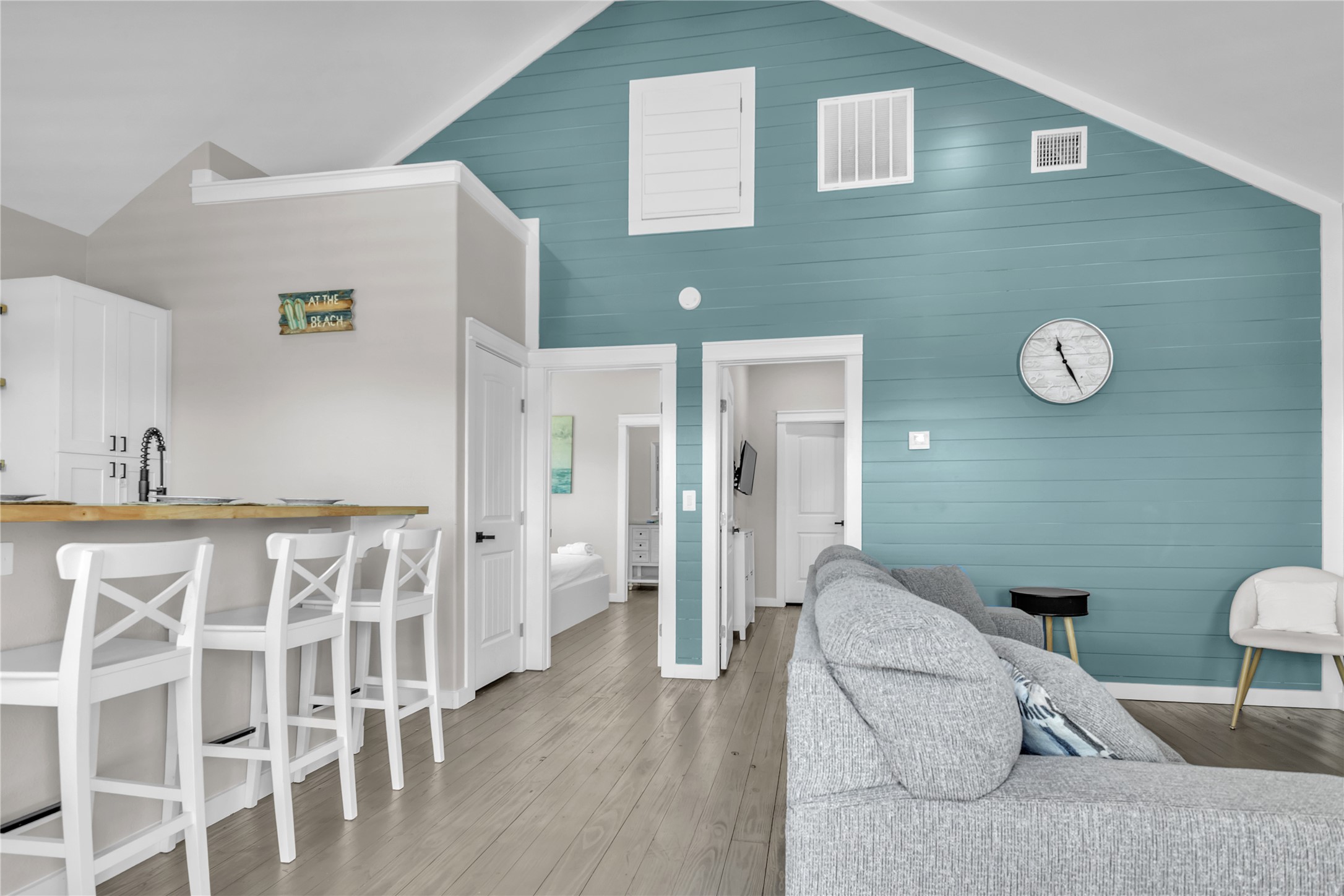 1079 Cedar Lane Port Bolivar, TX 77650 - Photo 37 of 39 a living room with furniture and wooden floor
