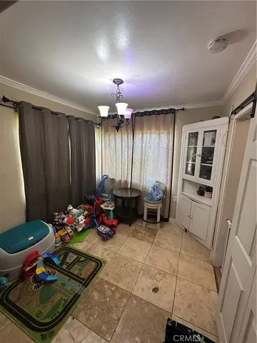 a room with furniture