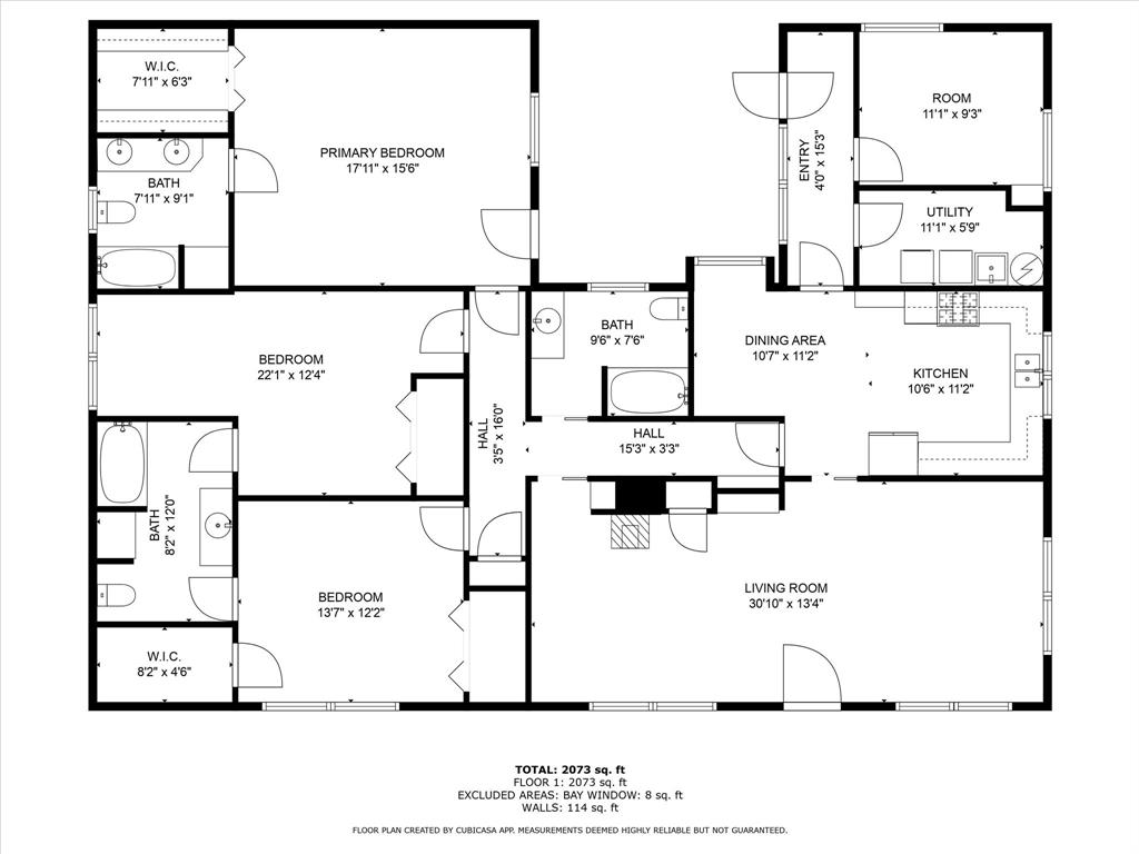 15288 Old China Spring Road China Spring, TX 76633 - Photo 40 of 40 a black and white photo of a white and white wall