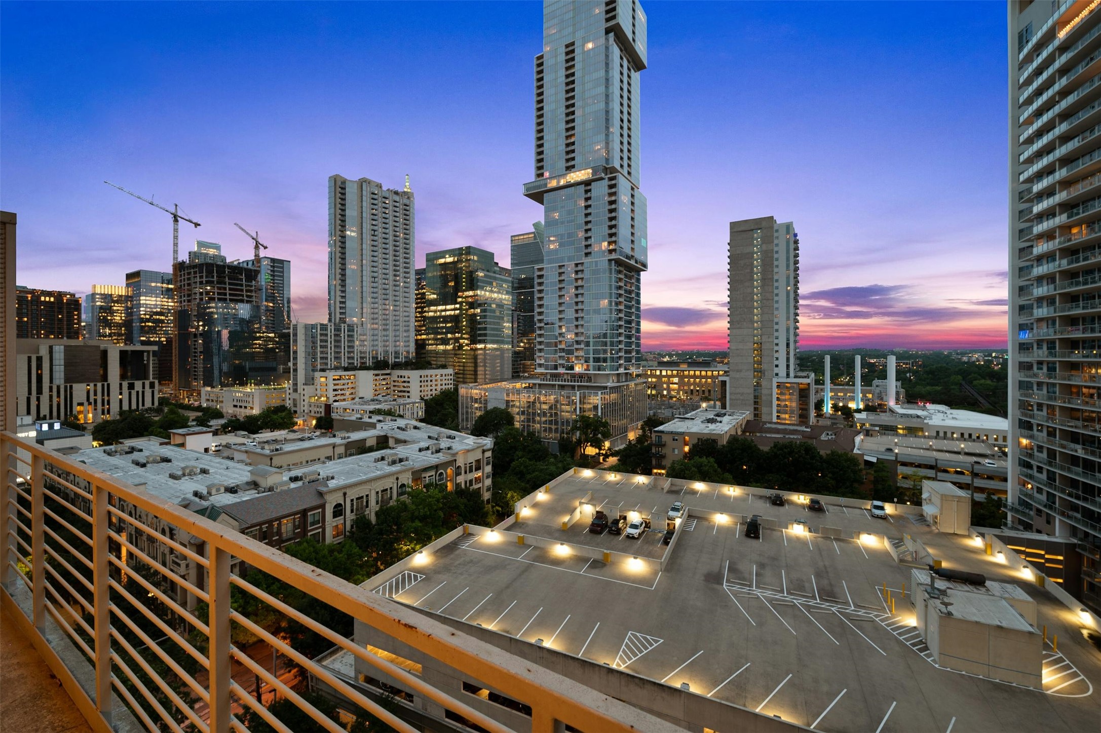 800 West 5th Street, Unit 1104 Austin, TX 78703 - Photo 9 of 31 a view of a city with tall buildings