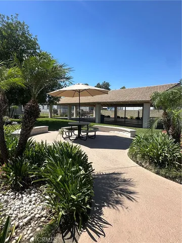 a view of a building with garden