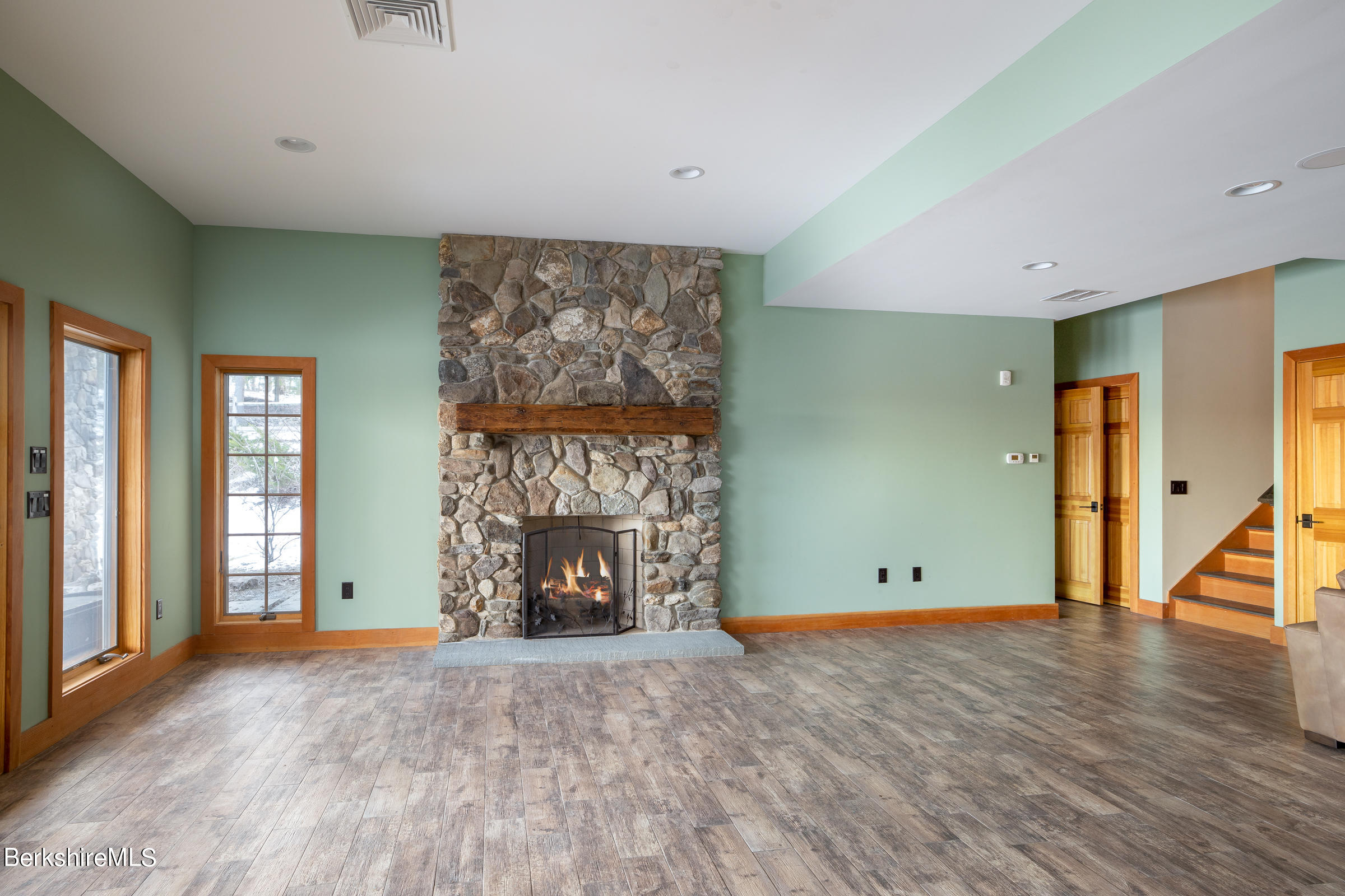 324 Long Pond Road Great Barrington, MA 01230 - Photo 28 of 40 Lower Level Fireplace