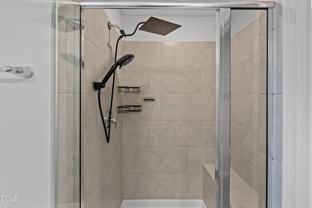 a view of a room with shelf