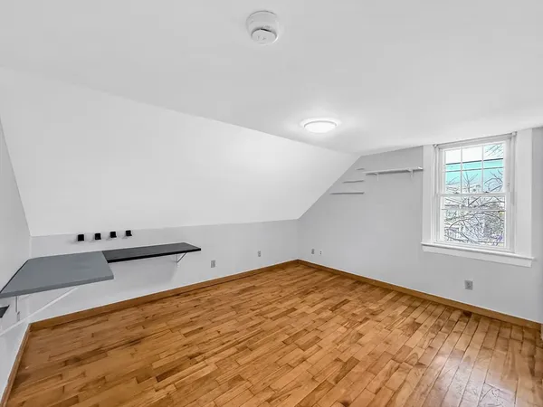 wooden floor in a room