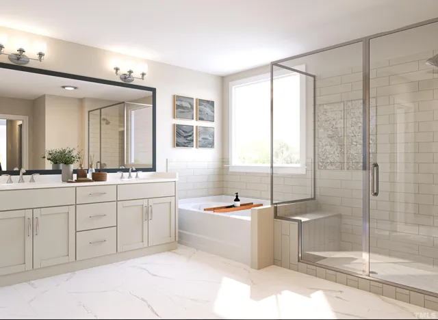 a view of kitchen with stainless steel appliances kitchen island granite countertop dining table chairs and cabinets