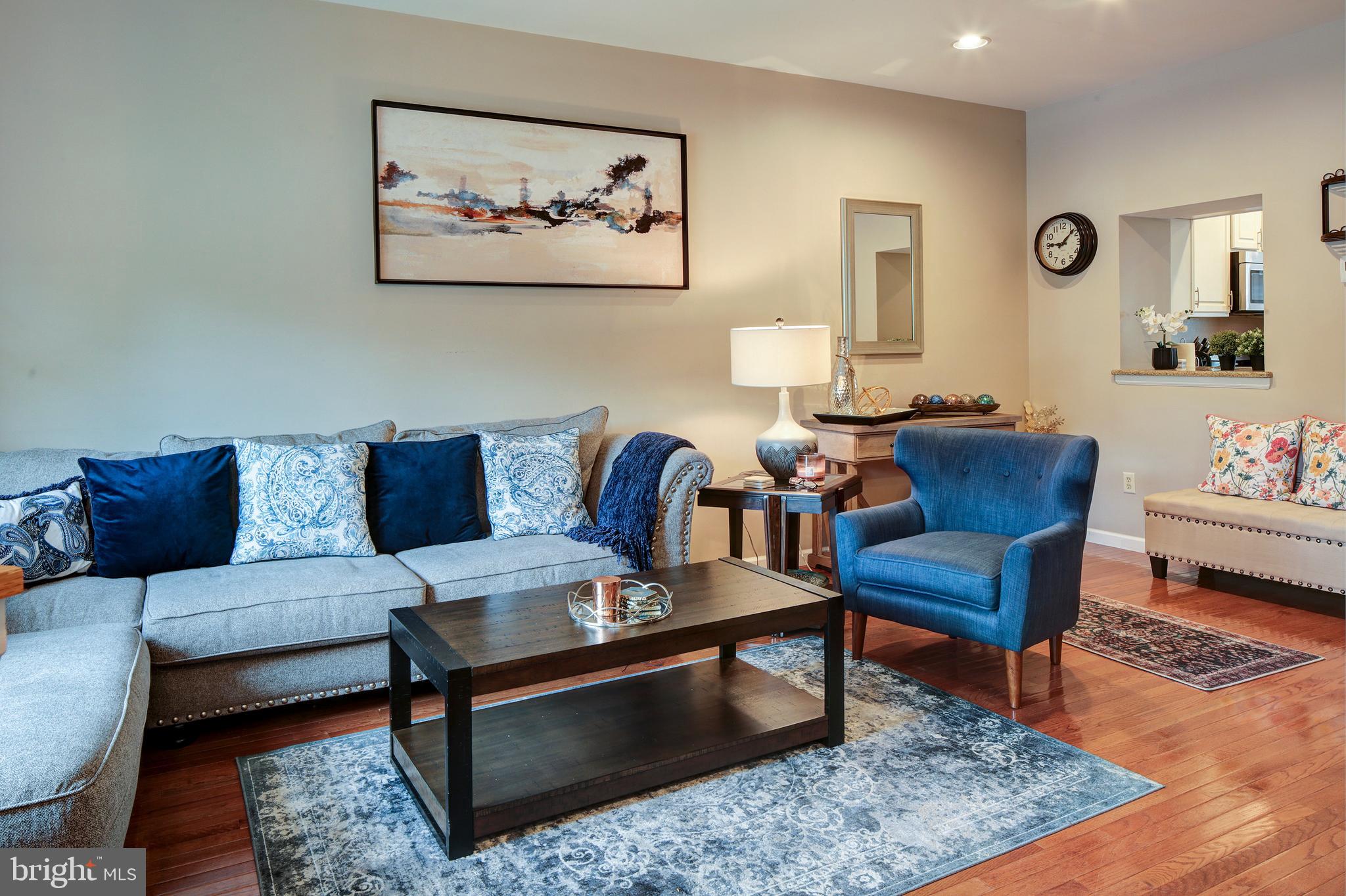 6351 Wind Rider Way Columbia, MD 21045 - Photo 2 of 27 Welcoming Living Room with Hardwood Flooring