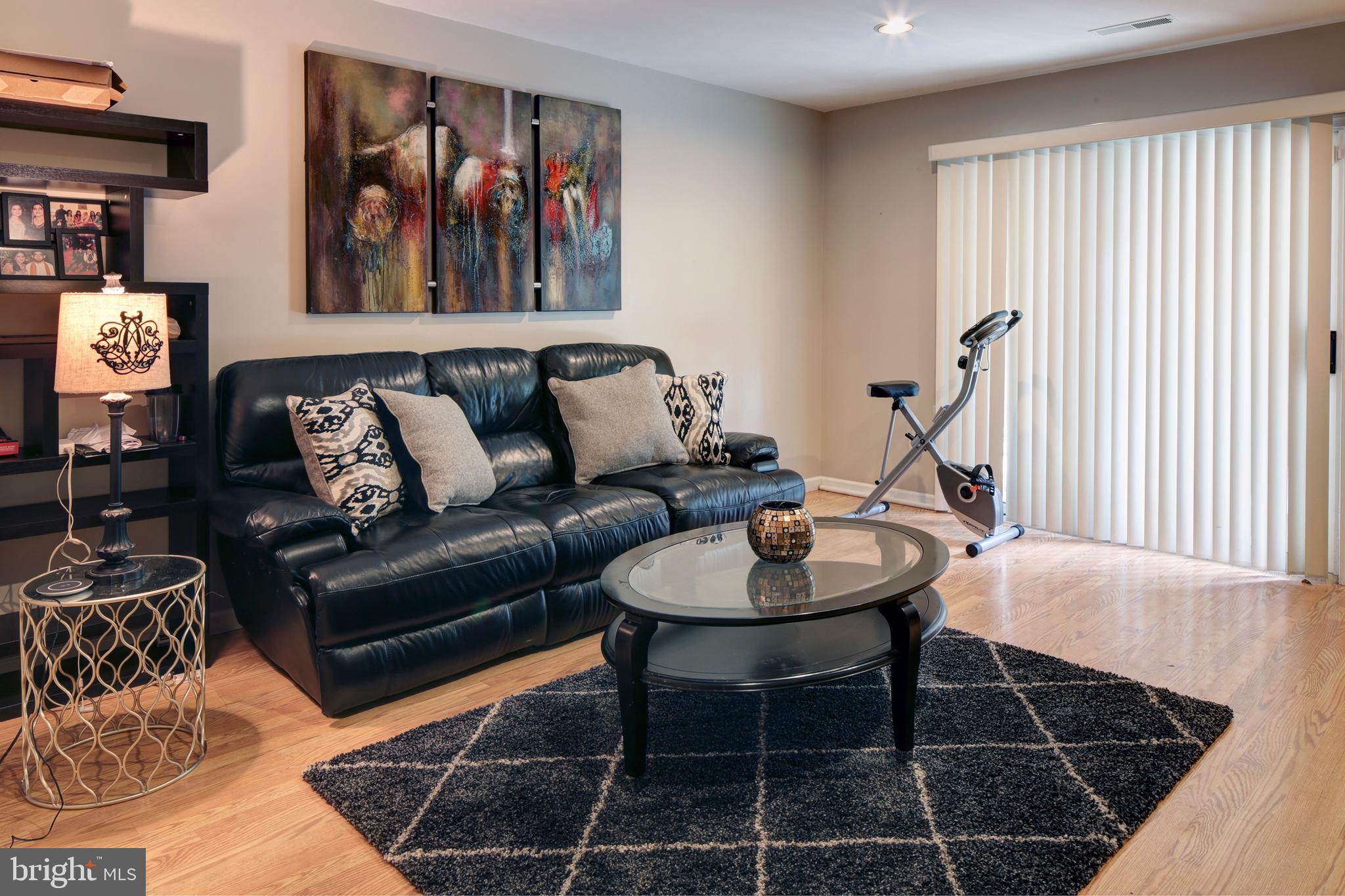 6351 Wind Rider Way Columbia, MD 21045 - Photo 22 of 27 Lower Level Family Room W/Sliders to Courtyard