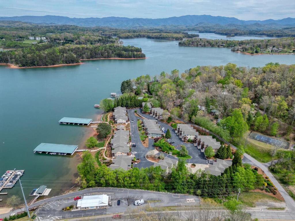 1401 Lakeside Road Hiawassee, GA 30546 - Photo 43 of 46 an aerial view of a city with lake view