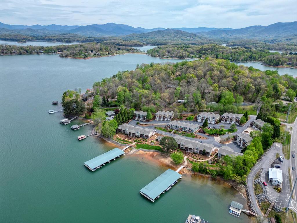 1401 Lakeside Road Hiawassee, GA 30546 - Photo 44 of 46 an aerial view of lake residential houses with outdoor space and river