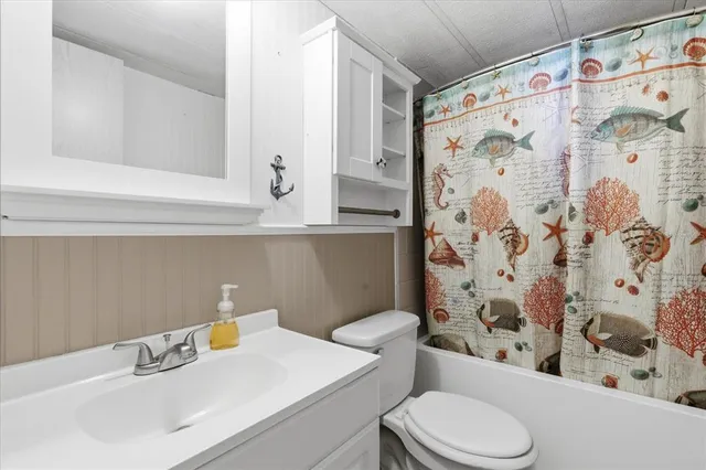 a bathroom with a sink and a toilet