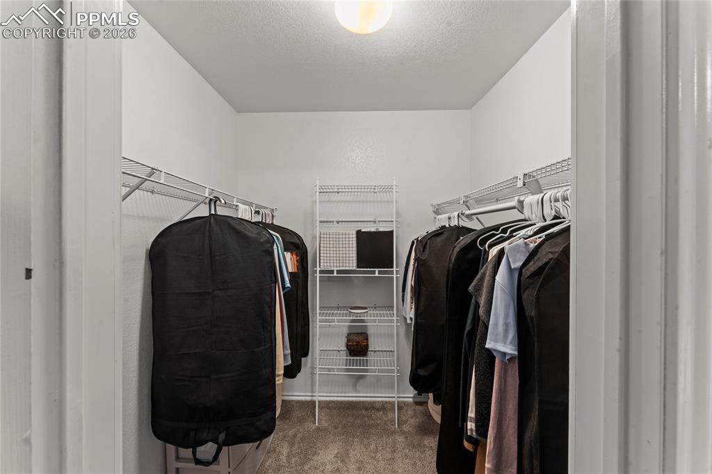 3976 Riviera Grove, Unit 203 Colorado Springs, CO 80922 - Photo 38 of 45 a view of walk in closet with clothes and shoes