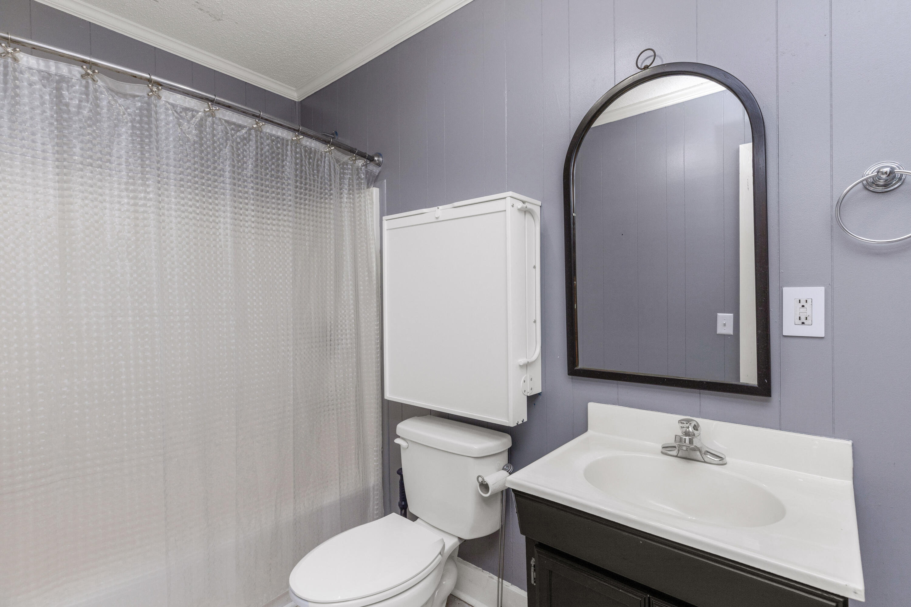 229 Madison Street Freeport, FL 32439 - Photo 39 of 44 a bathroom with a sink a toilet and mirror