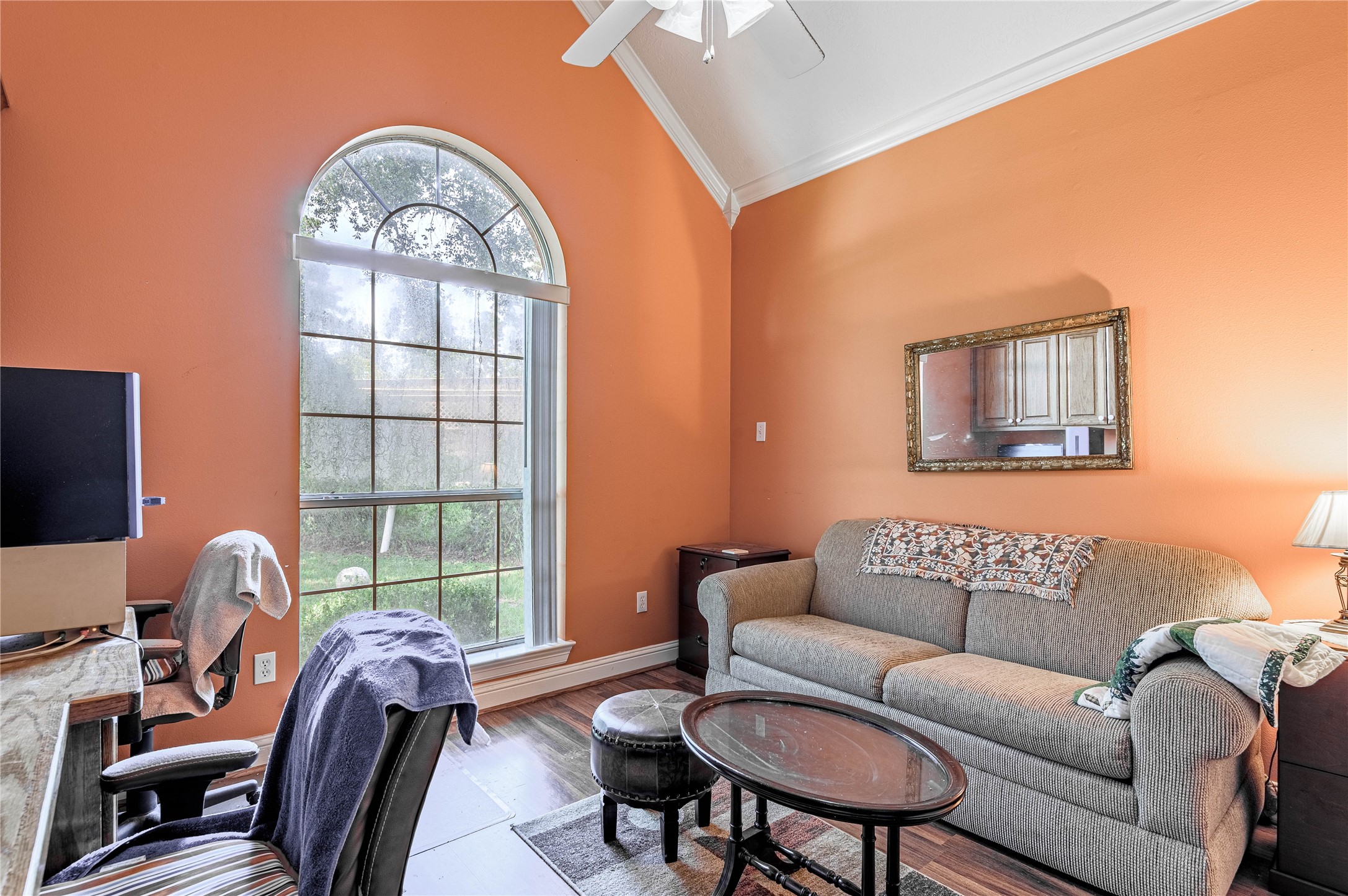206 Lake Front Drive Trinity, TX 75862 - Photo 43 of 48 a living room with furniture a table and a large window