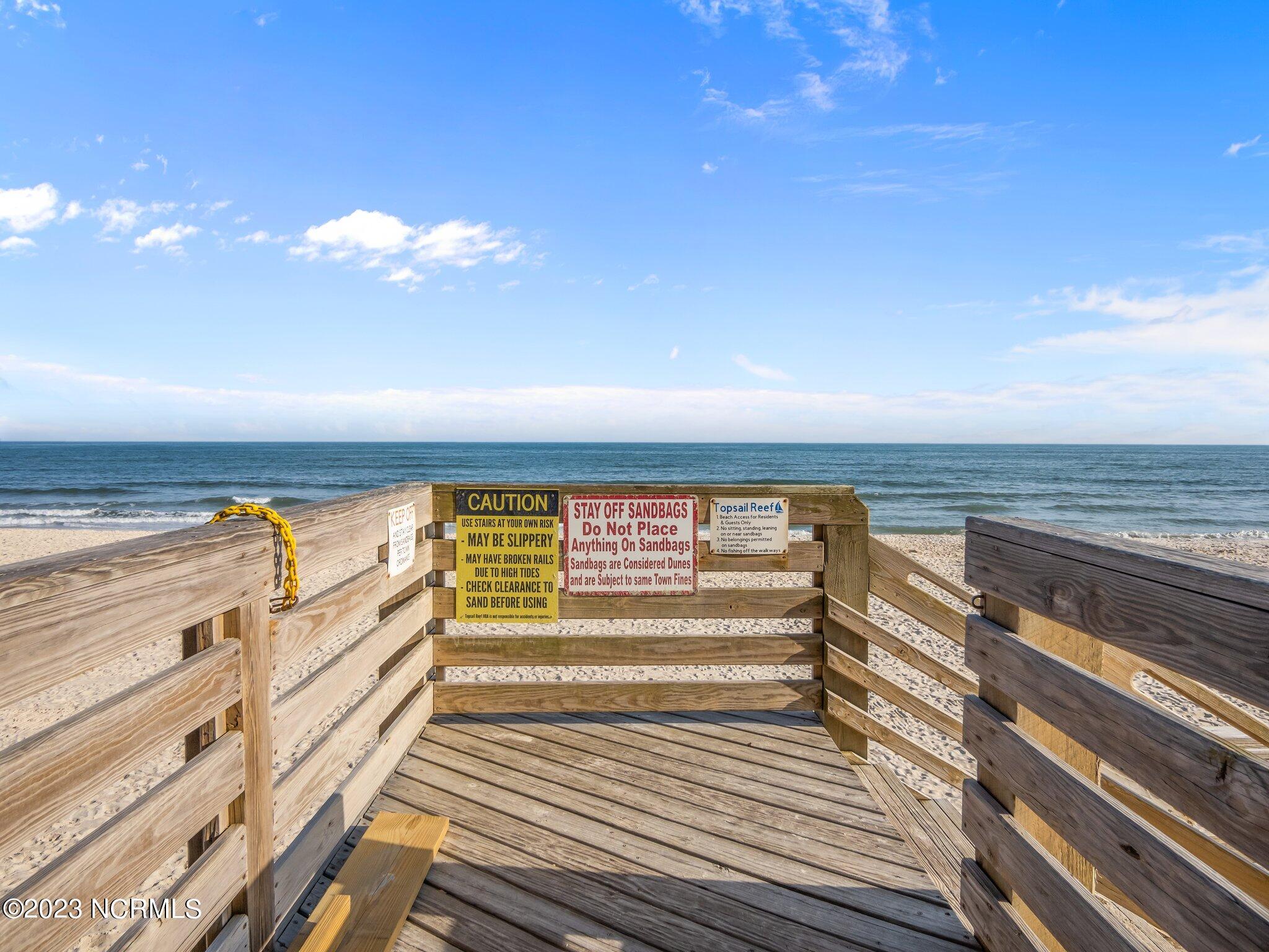 2182 New River Inlet Road, Unit 371 North Topsail Beach, NC 28460 - Photo 30 of 40 Beach Access