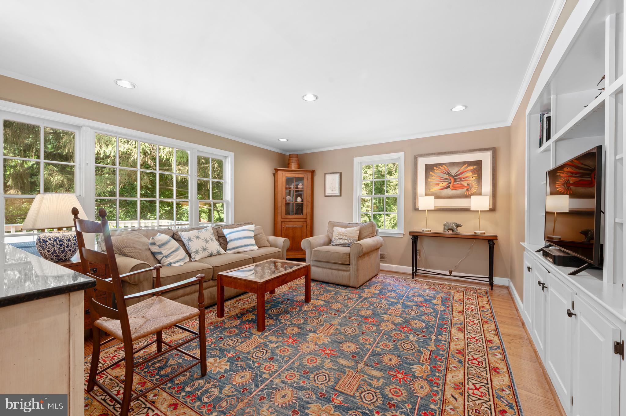 211 Spruce Tree Road Wayne, PA 19087 - Photo 14 of 44 a living room with furniture and a flat screen tv