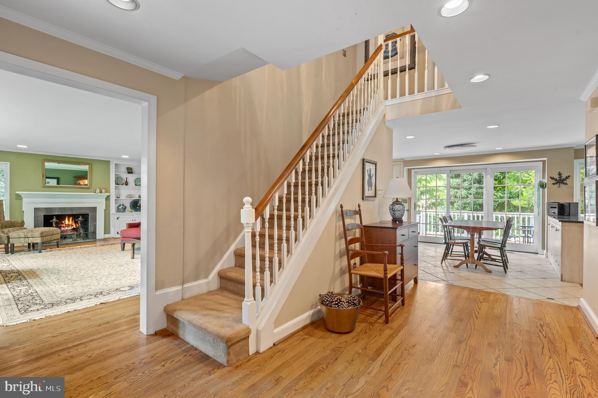 211 Spruce Tree Road Wayne, PA 19087 - Photo 3 of 44 a view of a livingroom with furniture and staircase