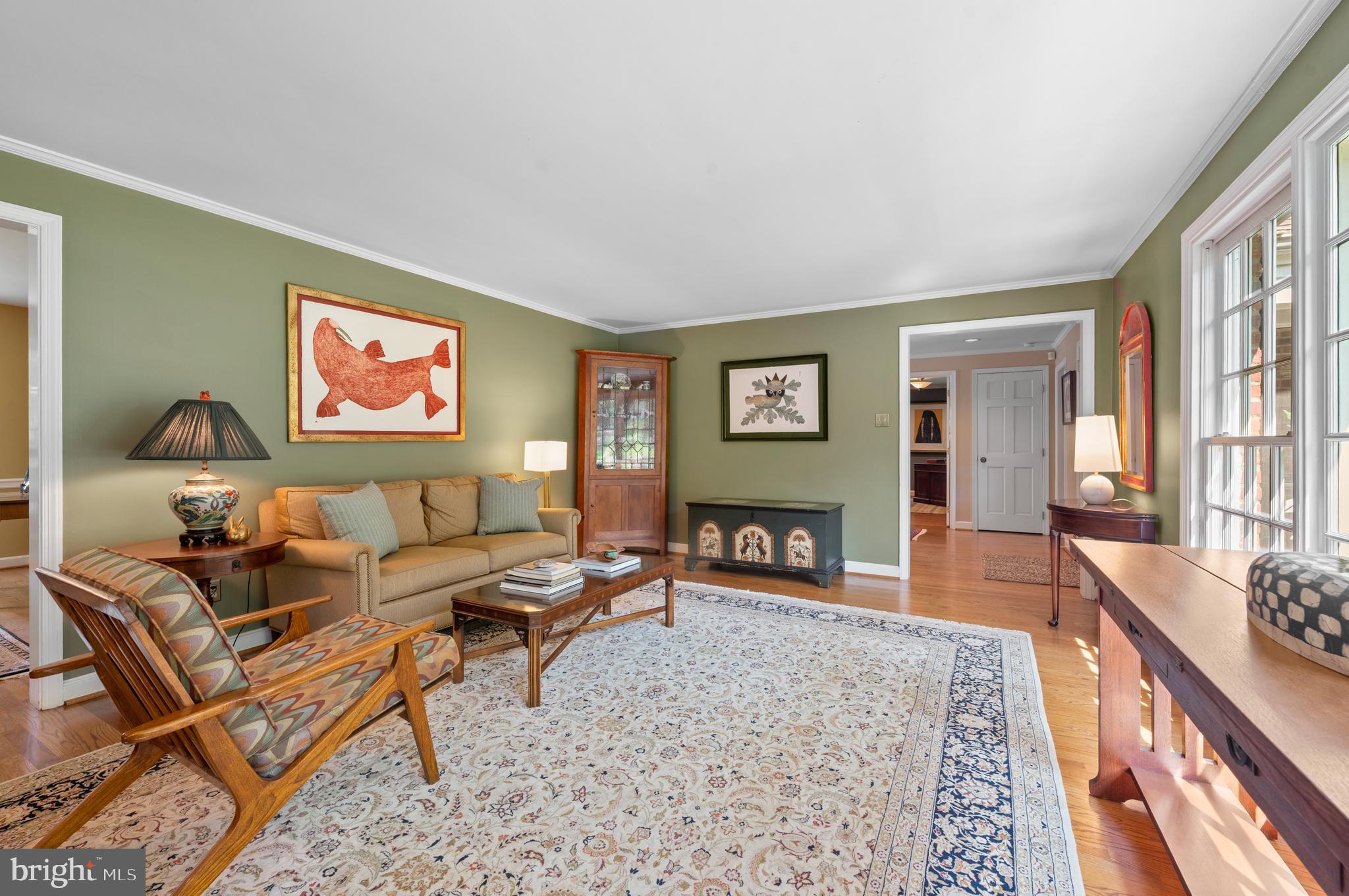 211 Spruce Tree Road Wayne, PA 19087 - Photo 6 of 44 a living room with furniture and a flat screen tv