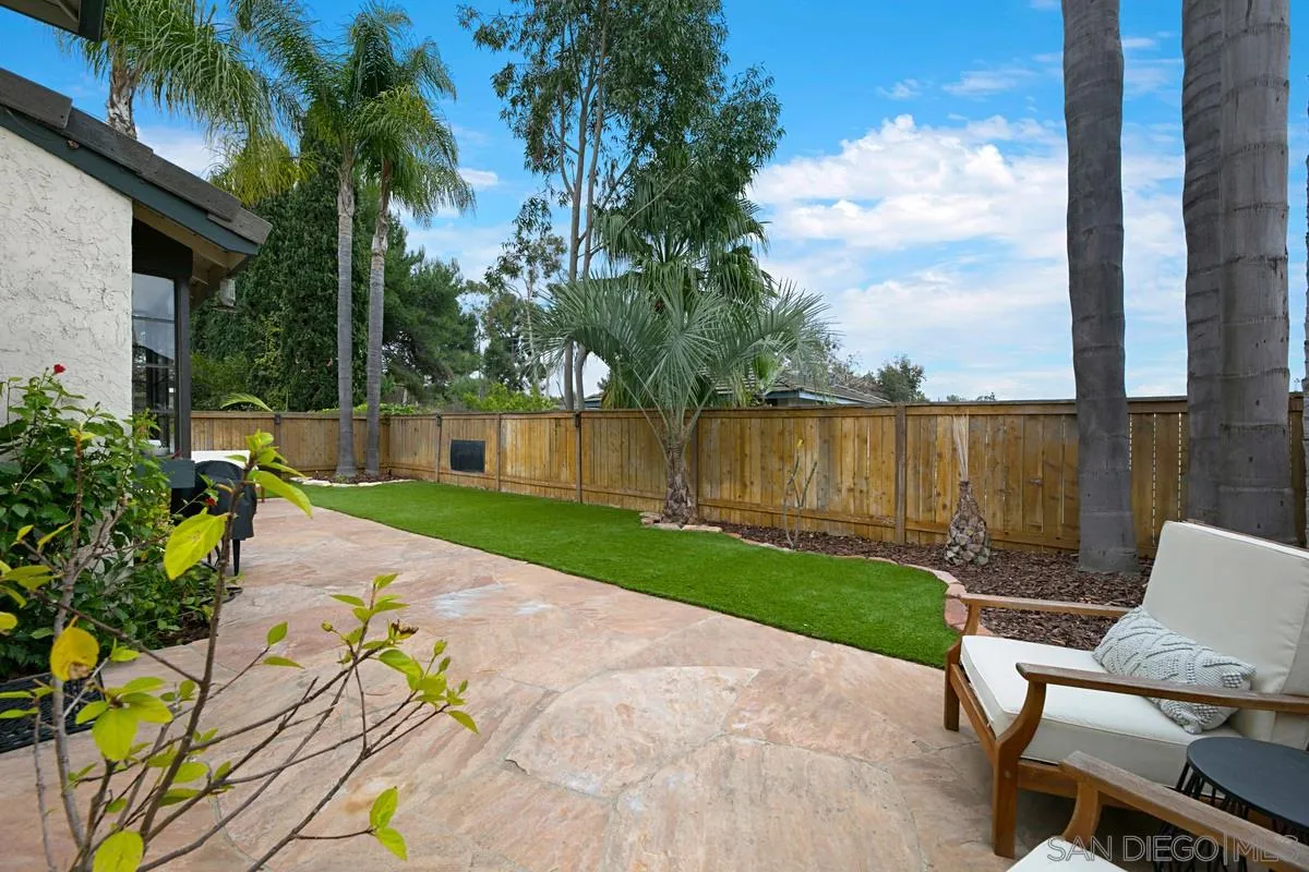 1265 Longfellow Road Vista, CA 92081 - Photo 25 of 28 a view of a backyard with sitting area