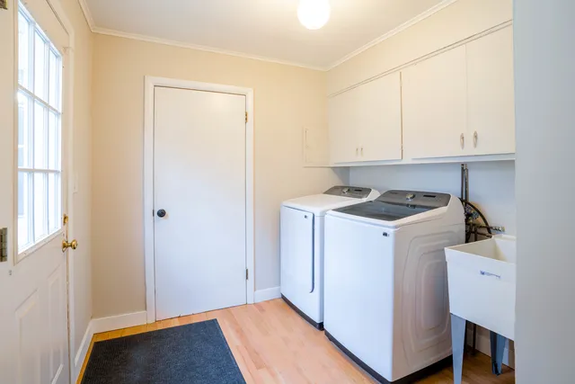 a view of empty space with swimming pool