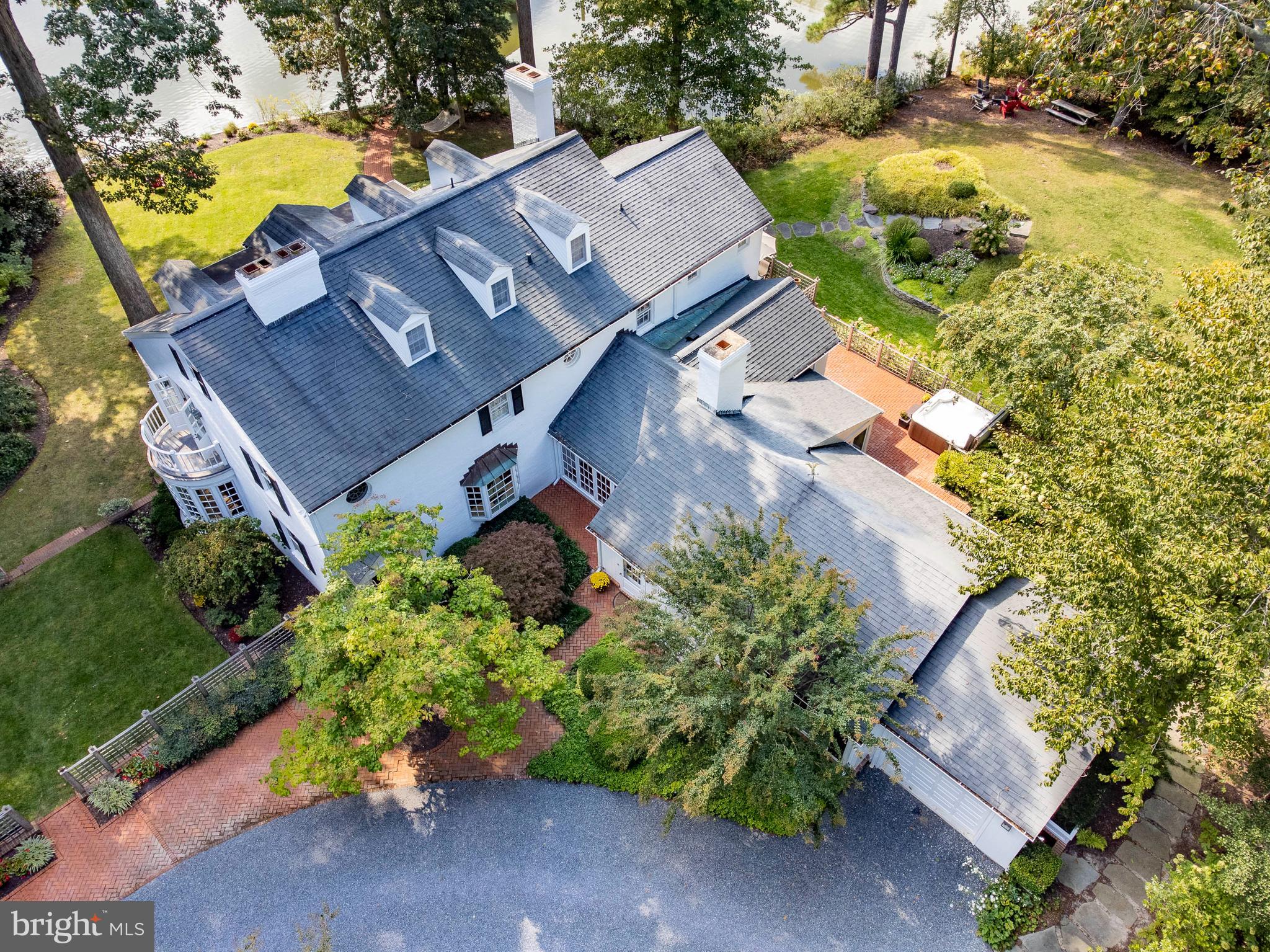 7950 Bloomfield Road Easton, MD 21601 - Photo 7 of 57 Aerial view of home