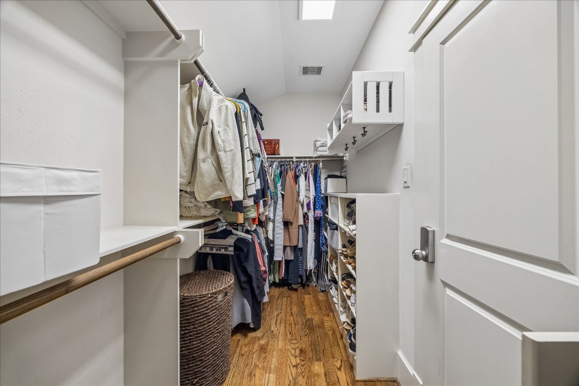 1722 Lamonte Lane Houston, TX 77018 - Photo 15 of 34 a view of walk in closet with clothes and shoes