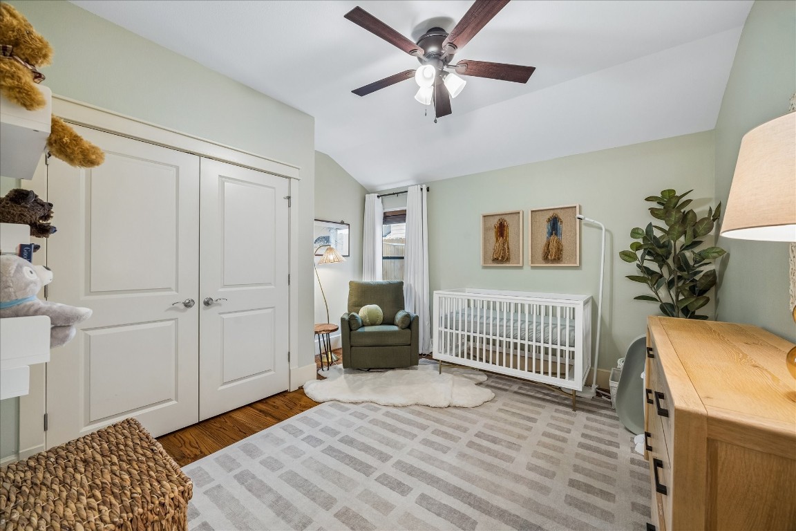 1722 Lamonte Lane Houston, TX 77018 - Photo 19 of 34 a bedroom with a bed and a dresser