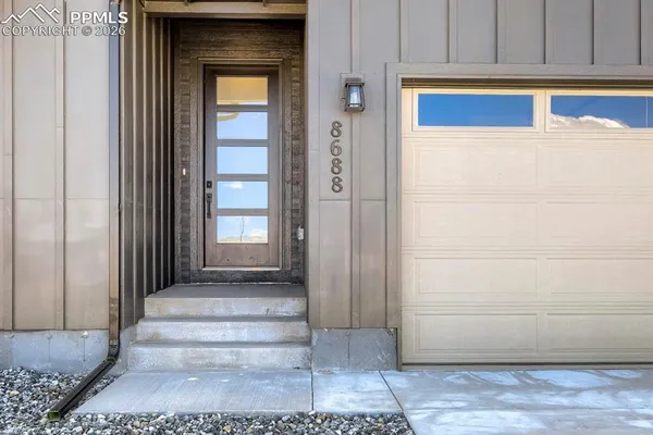 a view of front door