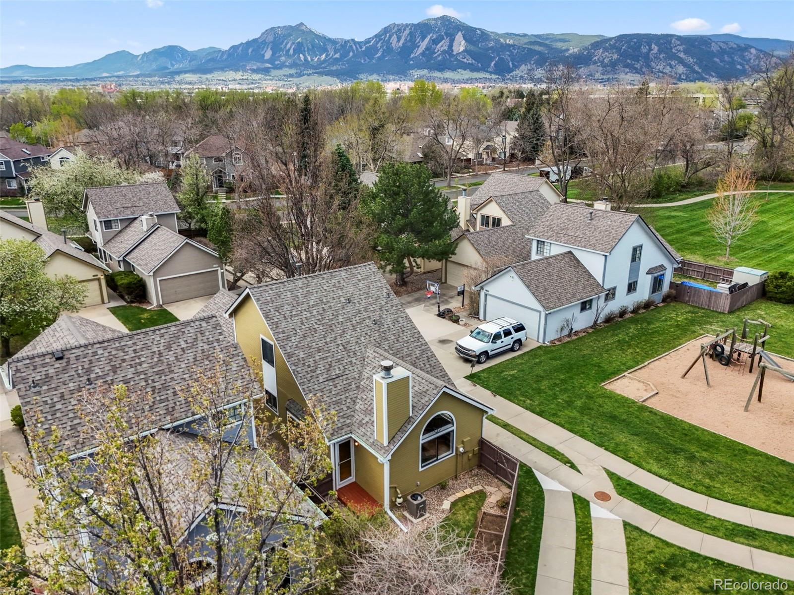 4829 Baldwin Place Boulder, CO 80301 - Photo 40 of 45 an aerial view of multiple house