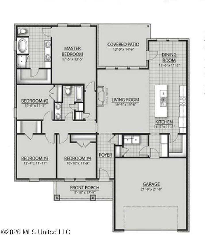 13472 Swan Rdg Circle Gulfport, MS 39503 - Photo 2 of 2 Ionia III BG - Floor Plan