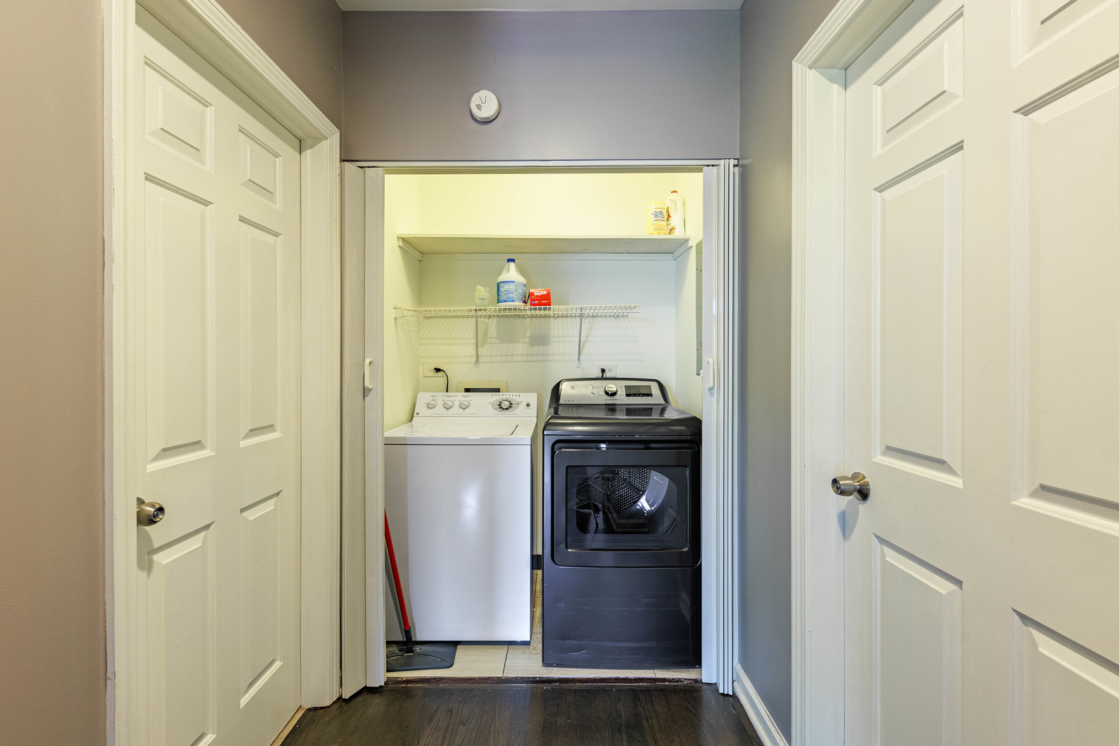3704 South King Drive, Unit 3C Chicago, IL 60653 - Photo 26 of 26 a view of storage and utility room with washer and dryer