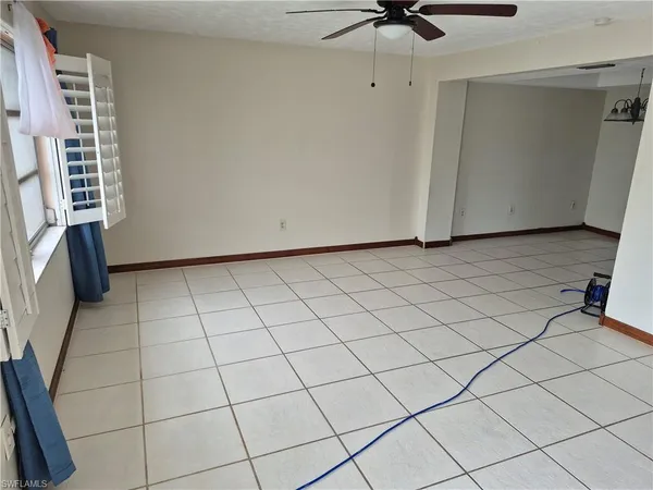 a view of an empty room