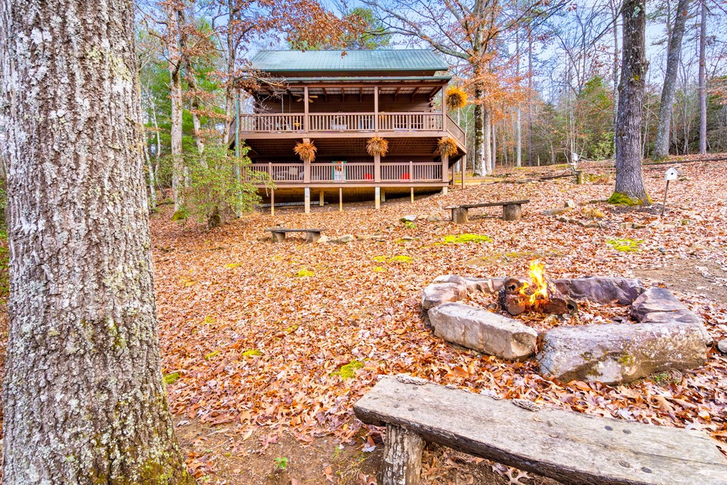 488 Smith Road Brasstown, NC 28902 - Photo 33 of 42 front view of a house with a yard