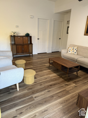 175 North 160 East Hurricane, UT 84737 - Photo 6 of 43 Living area featuring wood finished floors