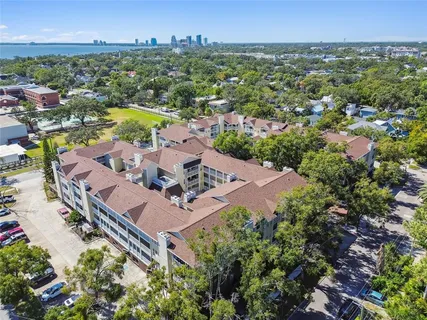 a view of a out door space area