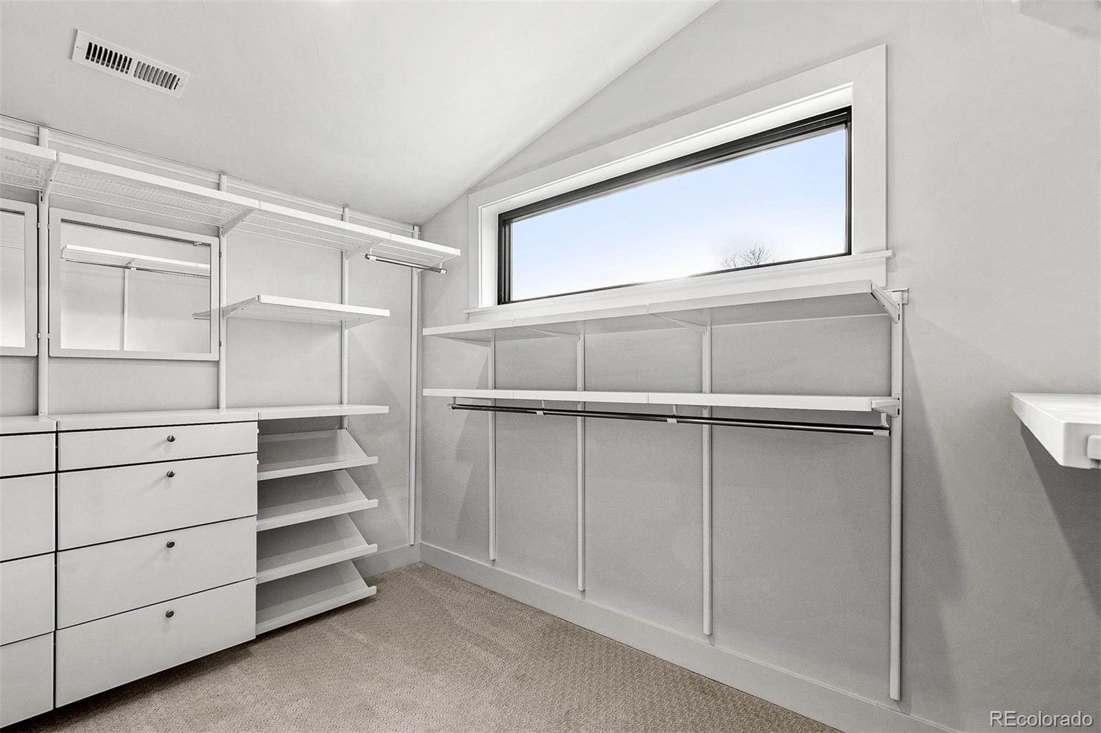 732 South Gilpin Street Denver, CO 80209 - Photo 30 of 40 a view of an empty walk in closet