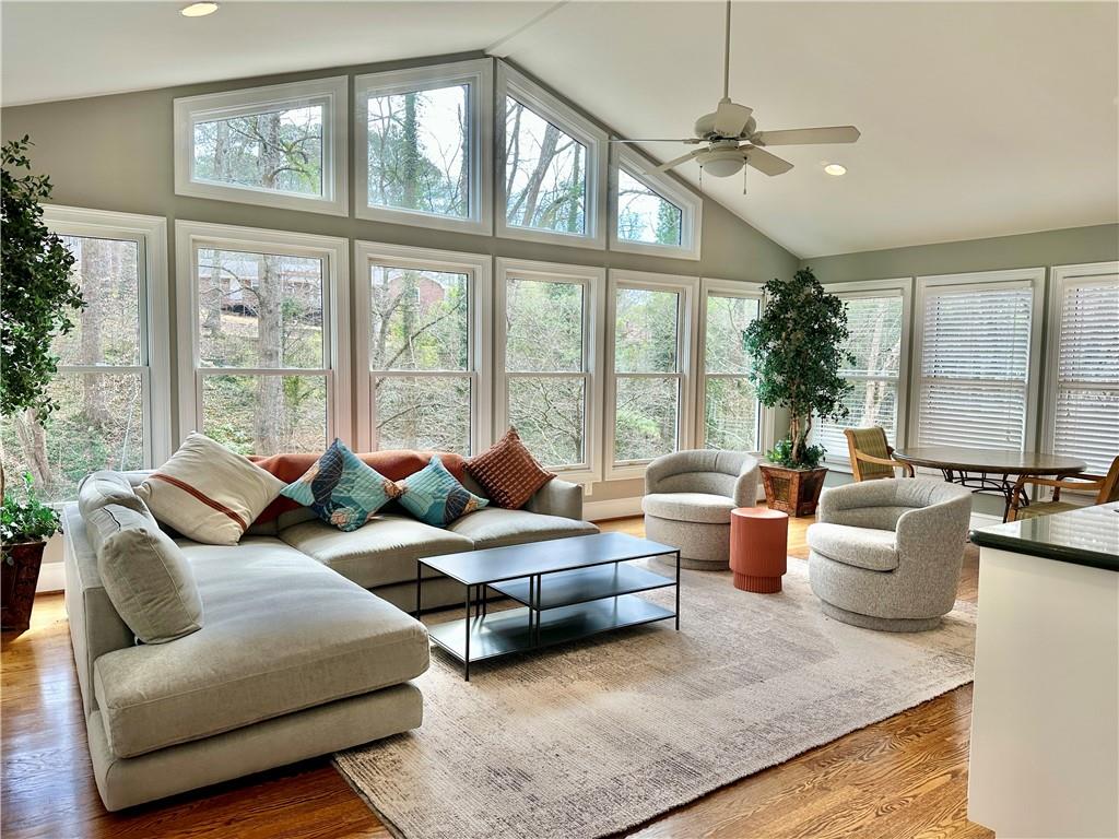 3510 Greystone Circle Atlanta, GA 30341 - Photo 2 of 29 a living room with furniture and large windows