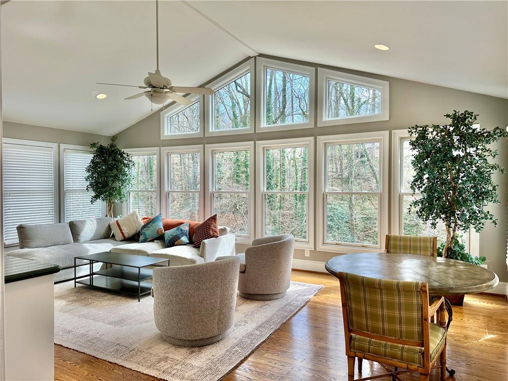 3510 Greystone Circle Atlanta, GA 30341 - Photo 3 of 29 a living room with furniture and a potted plant