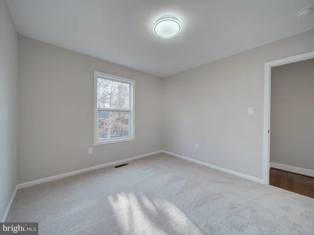 a view of an empty room