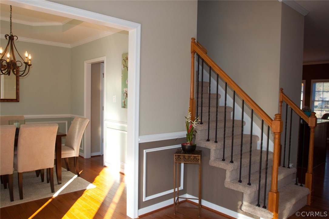11019 Avening Road Chesterfield, VA 23832 - Photo 2 of 14 a view of a livingroom with furniture stairs and windows