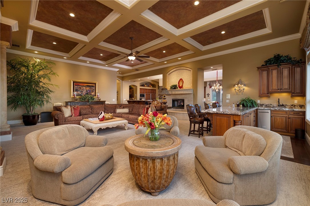 164 Augusta Street Henderson, NV 89074 - Photo 21 of 64 Family Room and Bar