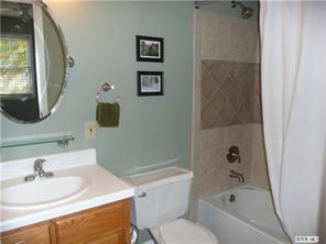 430 Queens Road, Unit 521 Charlotte, NC 28207 - Photo 6 of 7 a bathroom with a sink and a mirror