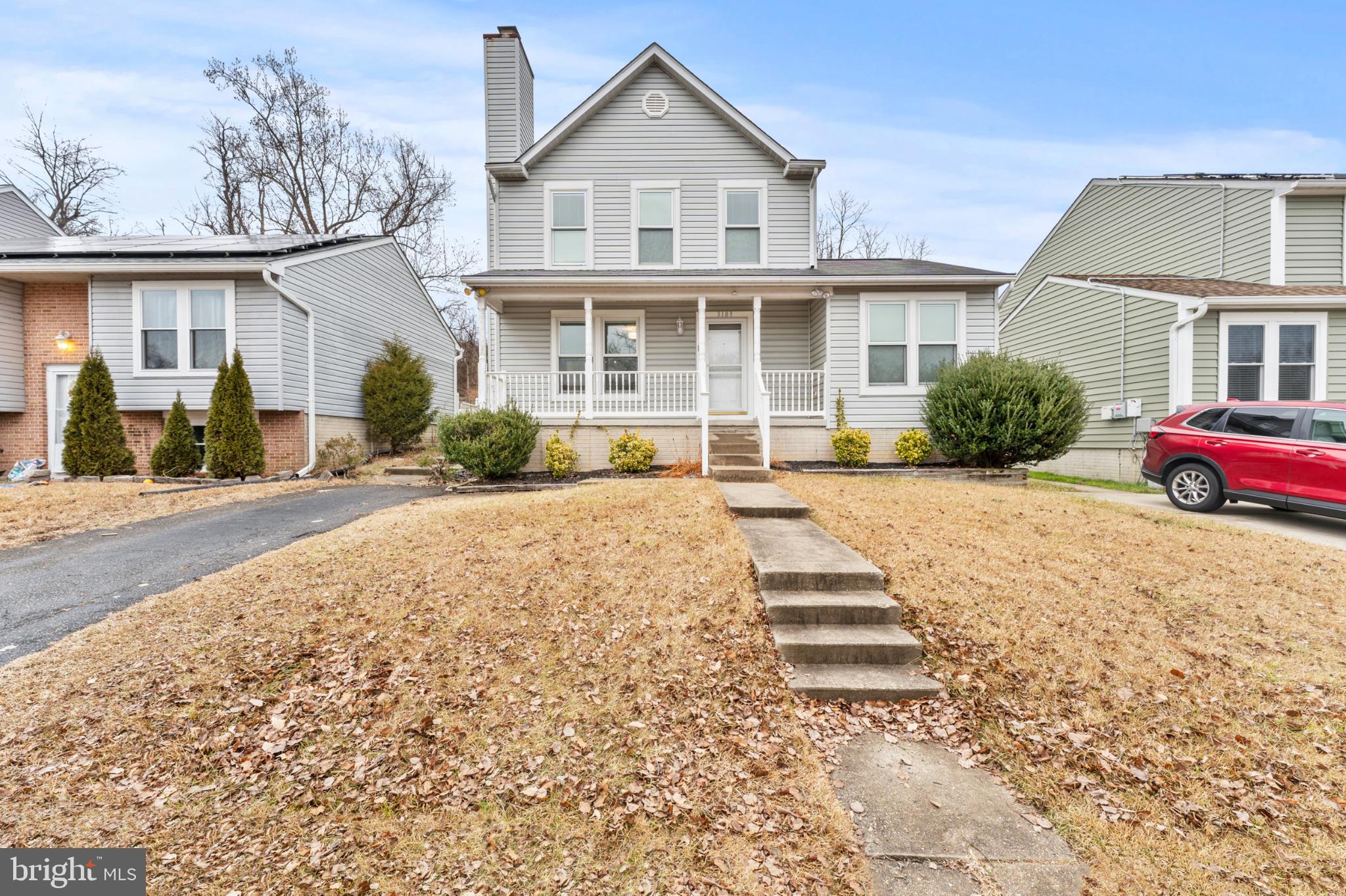 Charming home with inviting front steps.